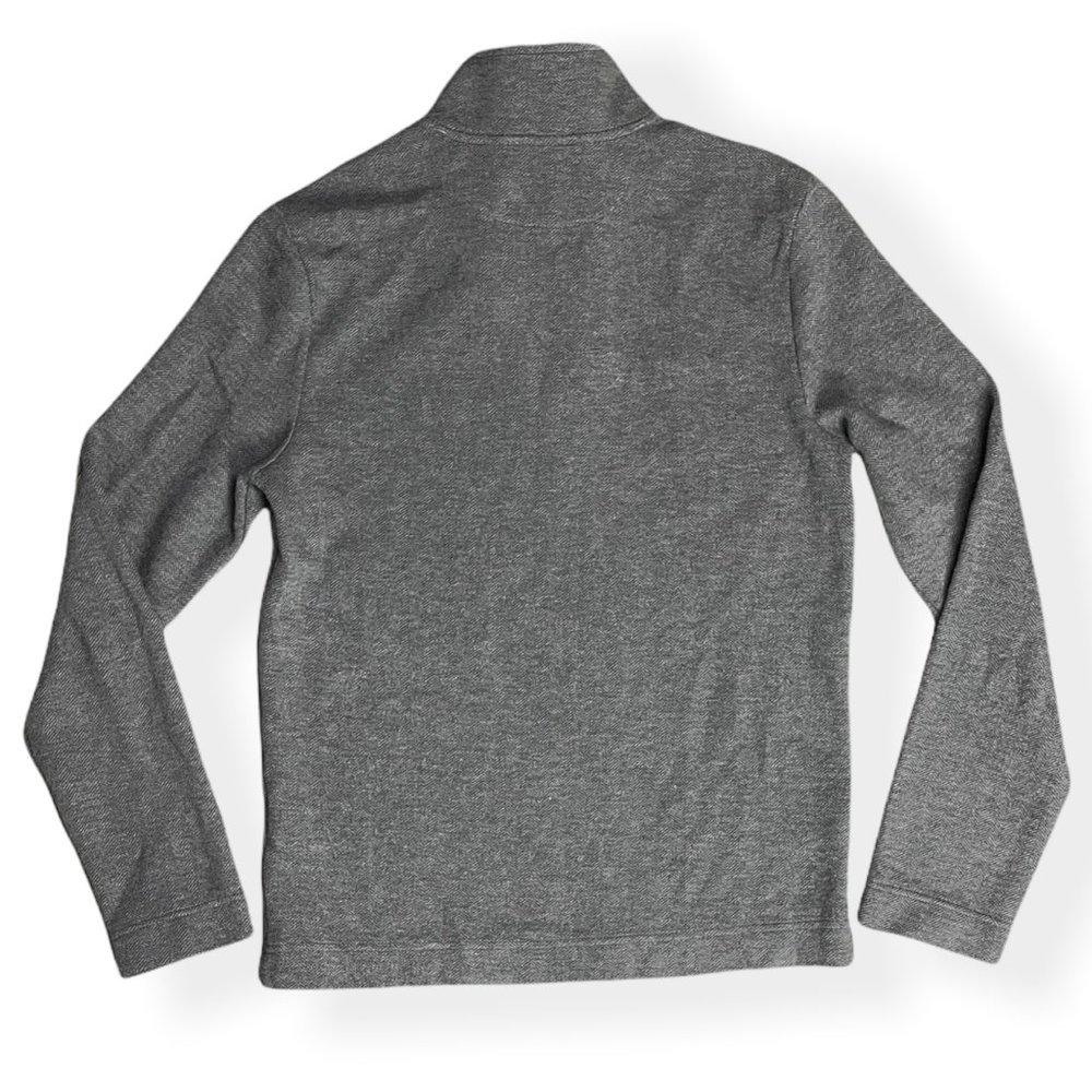Men’s Gray Banana Republic Grey 1/4 Zip Wool Blend Sweater Small - Picture 2 of 5